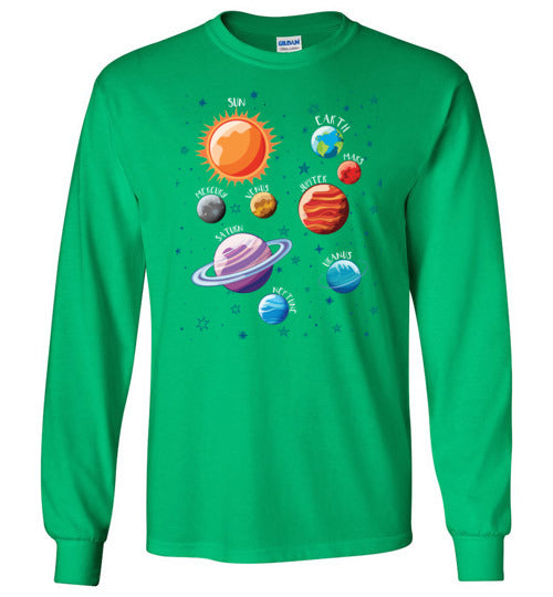 Solar System Planets Long Sleeve