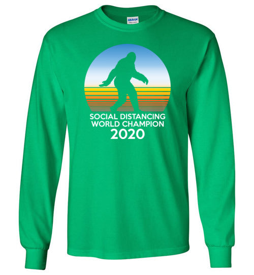 Bigfoot Social Distancing World Champion Long Sleeve