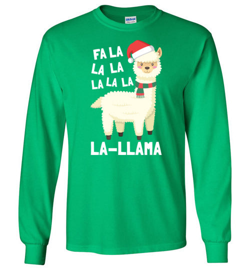 Christmas Fa La Llama Long Sleeve
