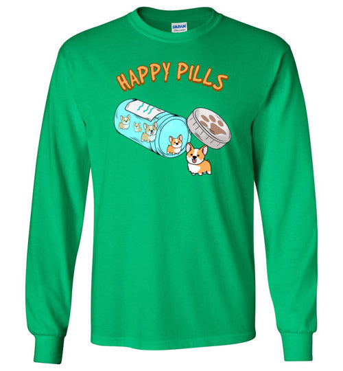 Happy Pills Corgi Long Sleeve