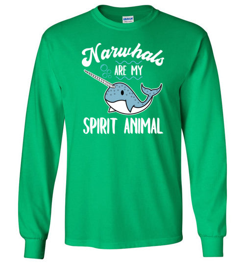 Narwhals Spirit Animal Long Sleeve
