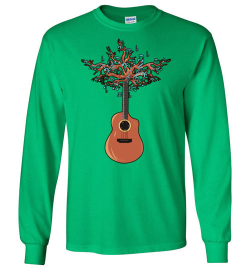 Guitar Music Tree Long Sleeve