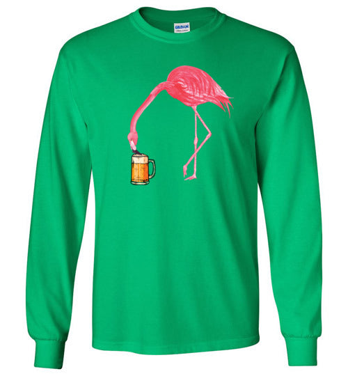 Flamingo Beer Long Sleeve