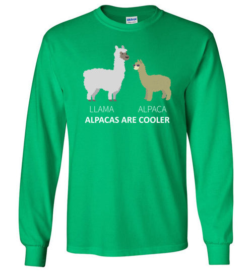 Llama Alpacas Are Cooler Long Sleeve