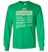 Carpenter Hourly Rate Long Sleeve