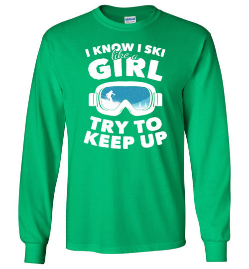 Ski Like A Girl Long Sleeve
