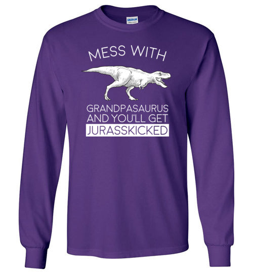 Grandpasaurus Jurasskicked Long Sleeve