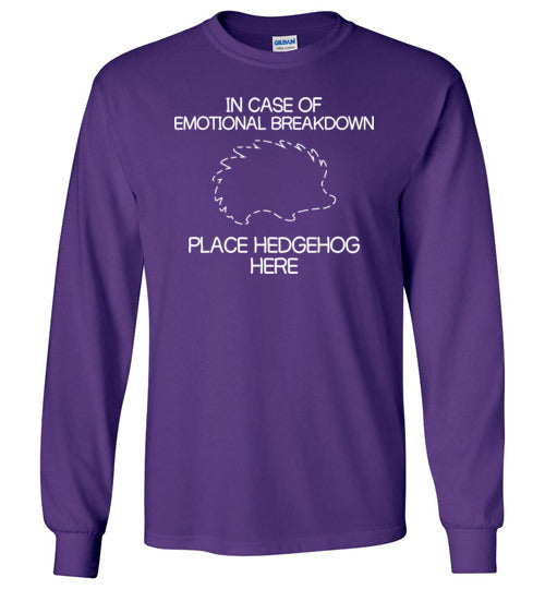 Hedgehog Emotional Breakdown Long Sleeve