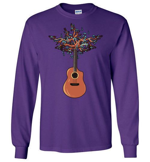 Guitar Music Tree Long Sleeve