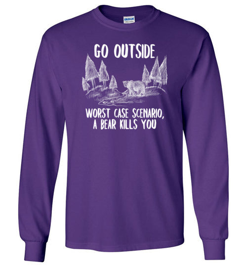 Go Outside Bear Long Sleeve