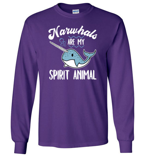 Narwhals Spirit Animal Long Sleeve
