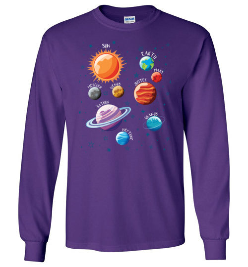 Solar System Planets Long Sleeve