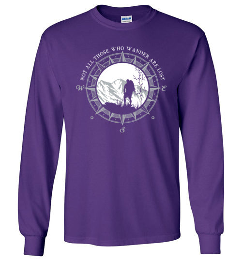 Hiking Not All Those Who Wander Are Lost Long Sleeve