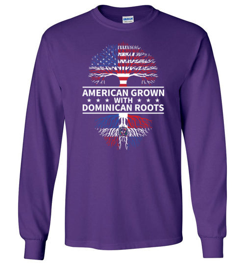 American Grown With Dominican Roots Long Sleeve