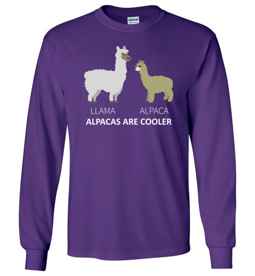 Llama Alpacas Are Cooler Long Sleeve