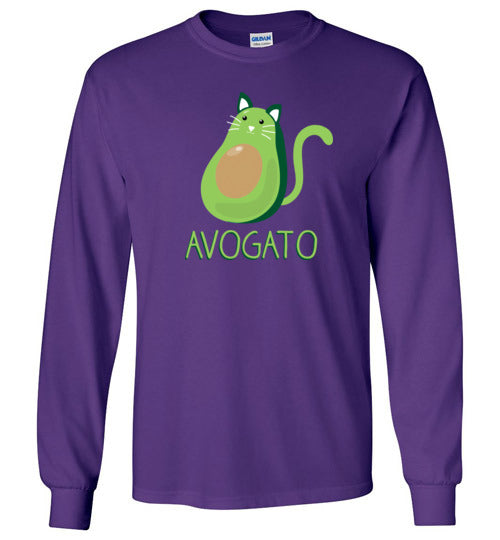 Avocado Cat Avogato Long Sleeve