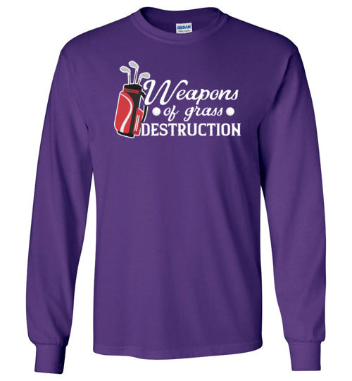 Golf Weapons Of Grass Destruction Long Sleeve