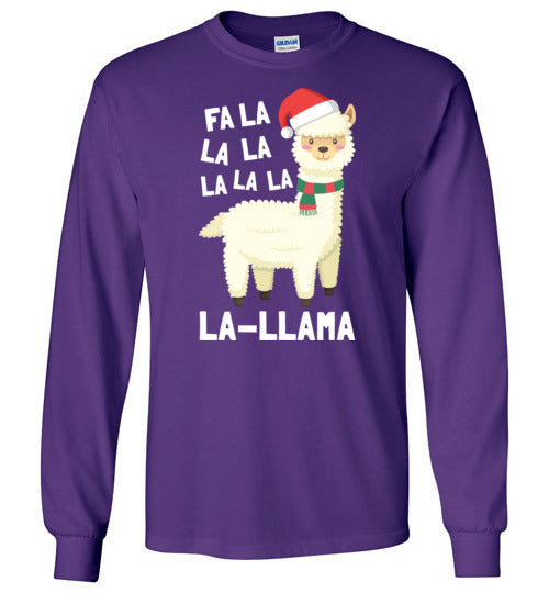 Christmas Fa La Llama Long Sleeve