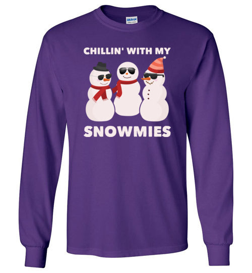 Chillin With My Snowmies Long Sleeve