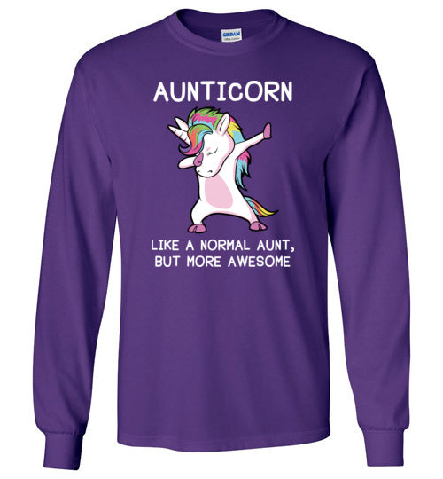 Aunticorn Unicorn Aunt Long Sleeve