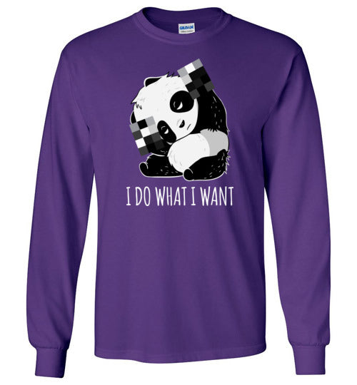 Panda Do What I Want Long Sleeve