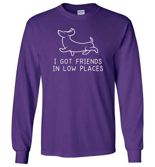 Dachshund Friends Low Places Long Sleeve