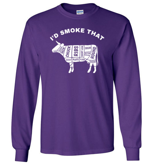 Id Smoke That Beef BBQ Long Sleeve