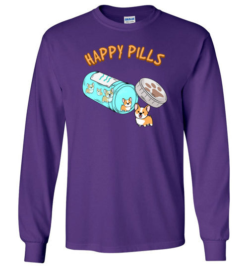 Happy Pills Corgi Long Sleeve