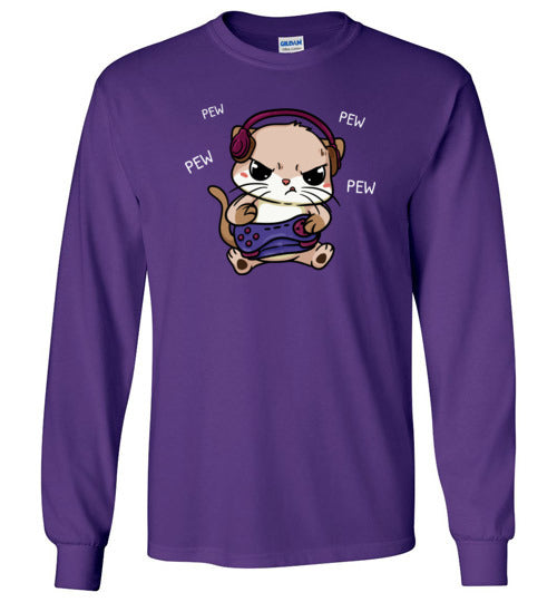 Gaming Kitty Cat Long Sleeve