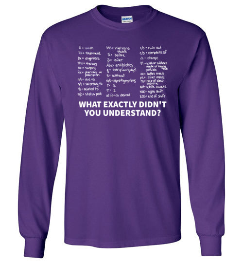 Nurse Shorthand Long Sleeve