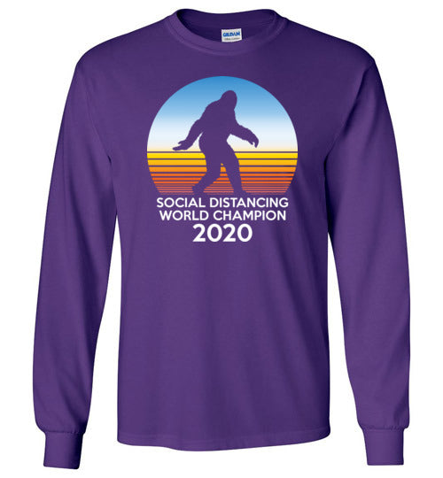 Bigfoot Social Distancing World Champion Long Sleeve