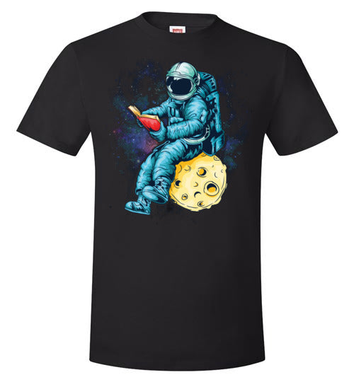 Astronaut Space Reading Book Lover