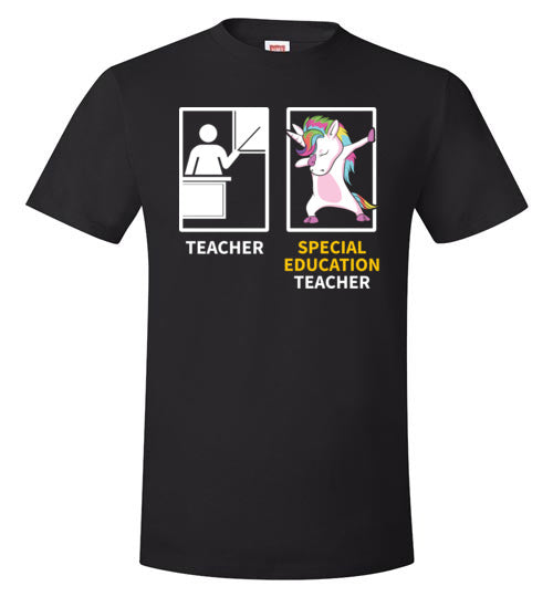 Special Education Teacher Dabbing Unicorn
