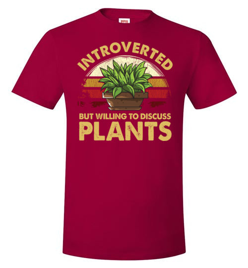 Introverted But Willing To Discuss Plants Colored