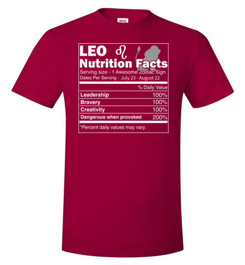 Leo Nutrition Facts