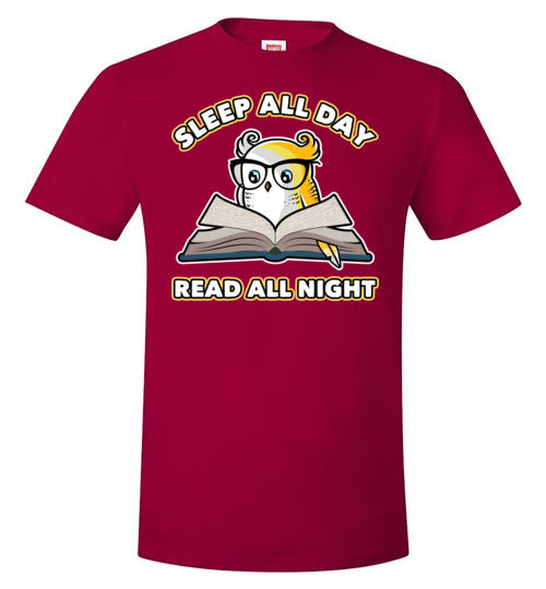 Owl Sleep All Day Read All Night
