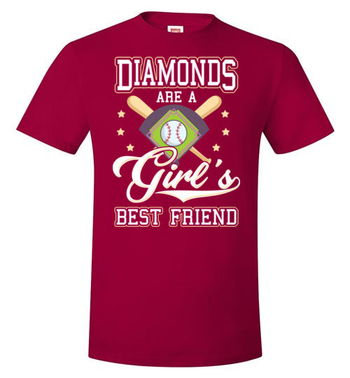 Diamonds Are A Girl's Best Friend Baseball