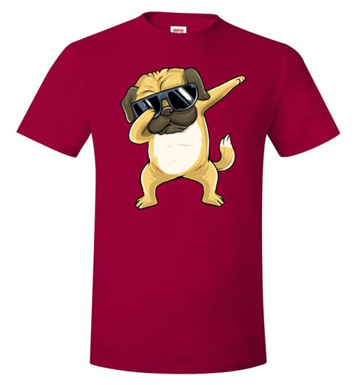 Dabbing Pug With Sunglasses