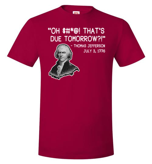 History Thomas Jefferson Due Date