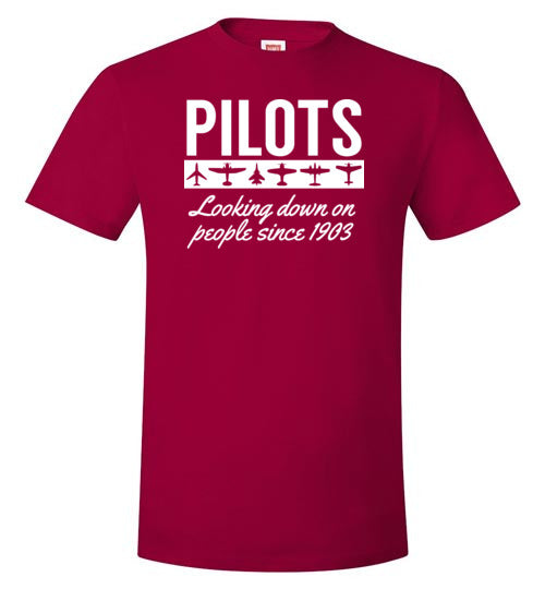 Pilots Looking Down On People