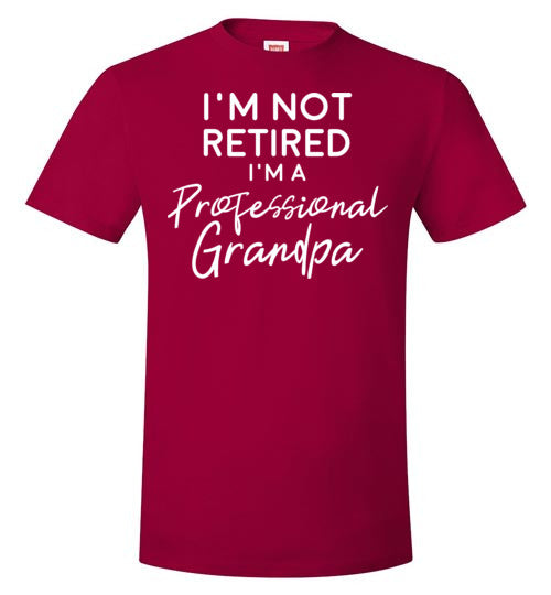 I'm Not Retired I'm A Professional Grandpa