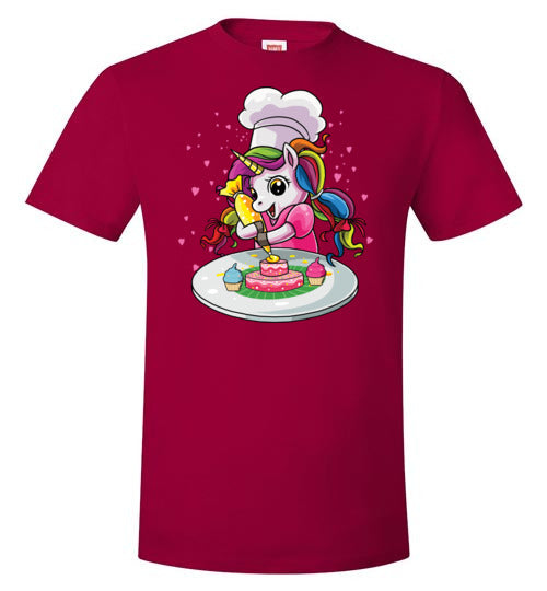 Unicorn Baking Cupcakes