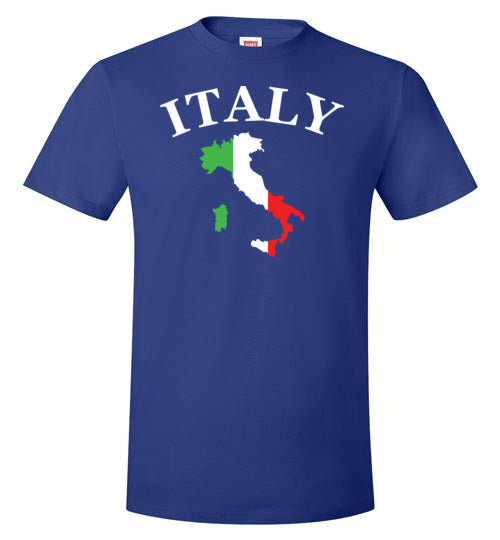 Italy Map Flag