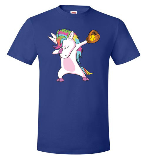 Softball Dabbing Unicorn