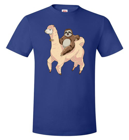 Sloth Riding A Llama