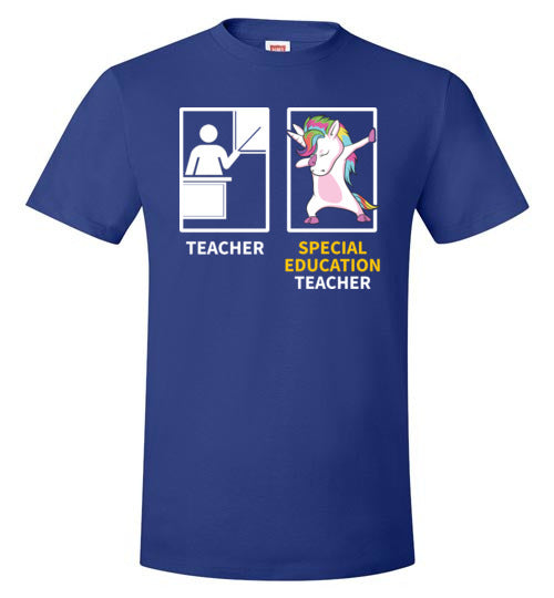 Special Education Teacher Dabbing Unicorn