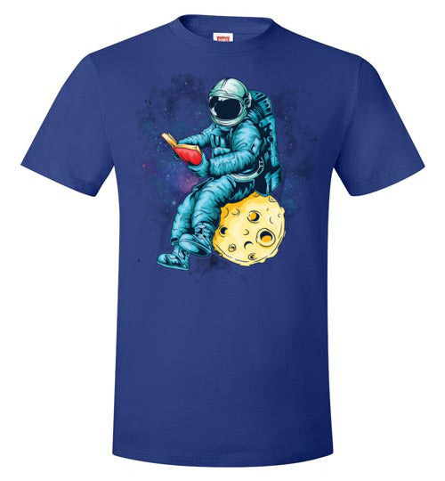 Astronaut Space Reading Book Lover