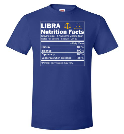 Zodiac Libra Nutrition Facts