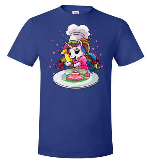 Unicorn Baking Cupcakes