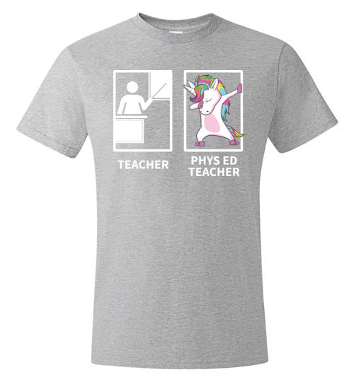 Teacher vs Unicorn Phys Ed Gym Teacher